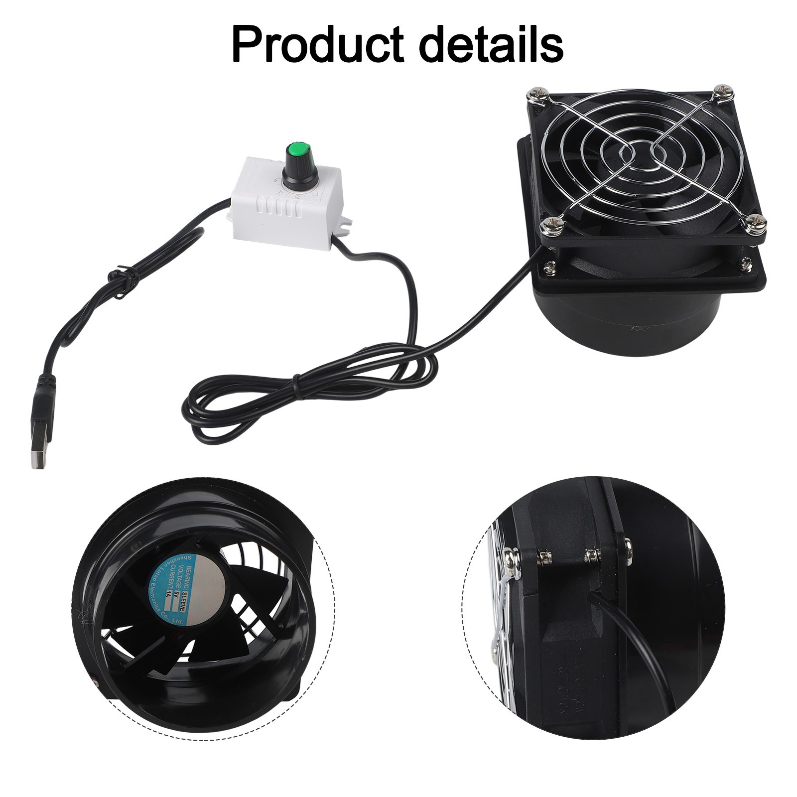 Create a Healthy Working Environment with USB Adjustable Speed Smoke Absorber