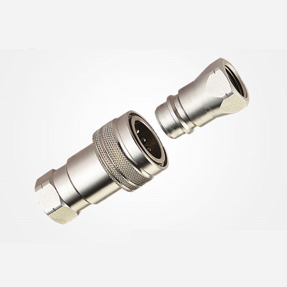 Quick Connectors 2 Sets NPTI ISO5675 Hydraulic Couplers with Dust Cover - Picture 11 of 19