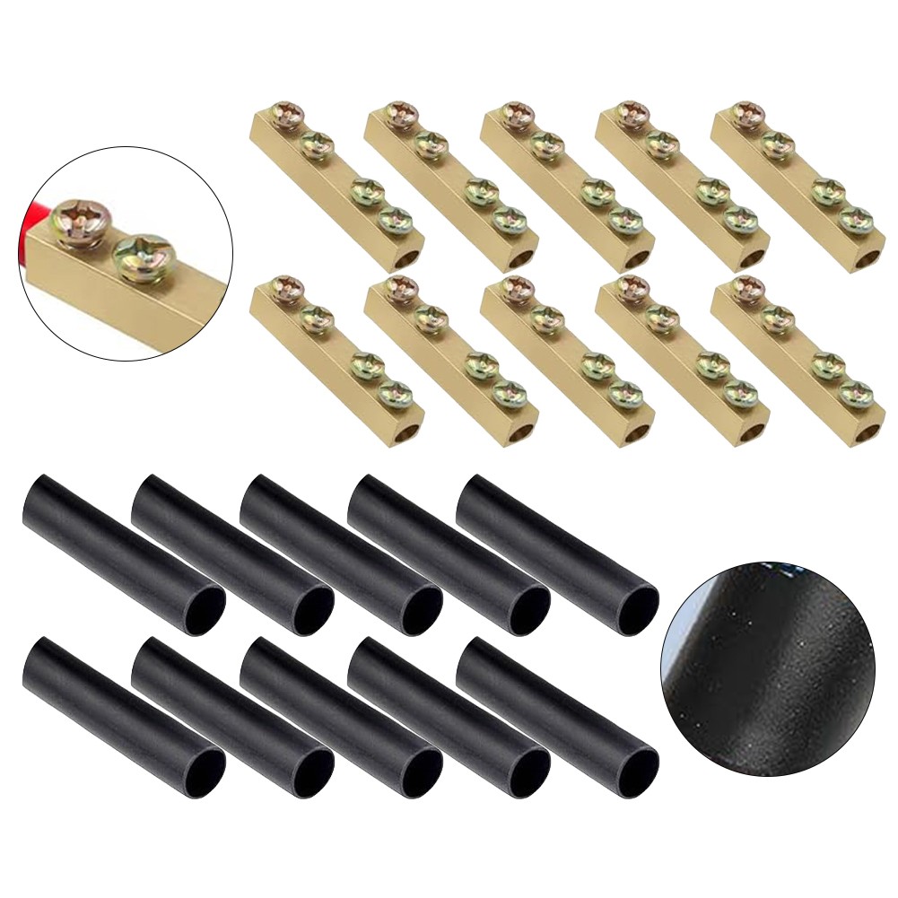 6080A Copper Pillar Connectors 10pcs Wiring Kit for Electrical Projects - Afbeelding 20 van 23