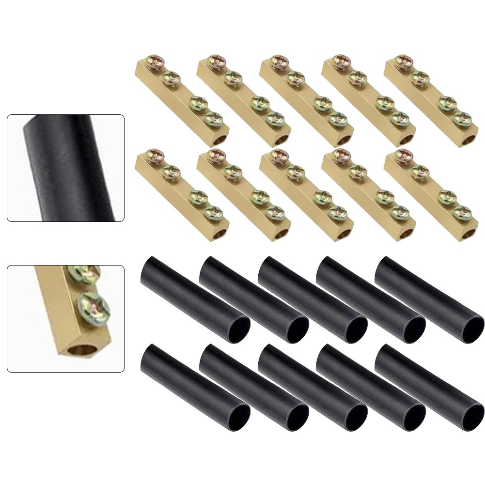 6080A Copper Pillar Connectors 10pcs Wiring Kit for Electrical Projects - Afbeelding 21 van 23