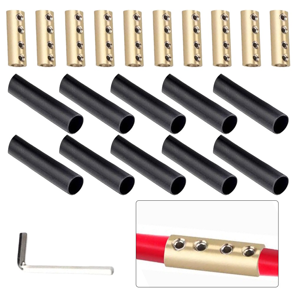 Electrical Connection Kit 10pcs Round Copper Terminals for DIY Projects - Afbeelding 21 van 26