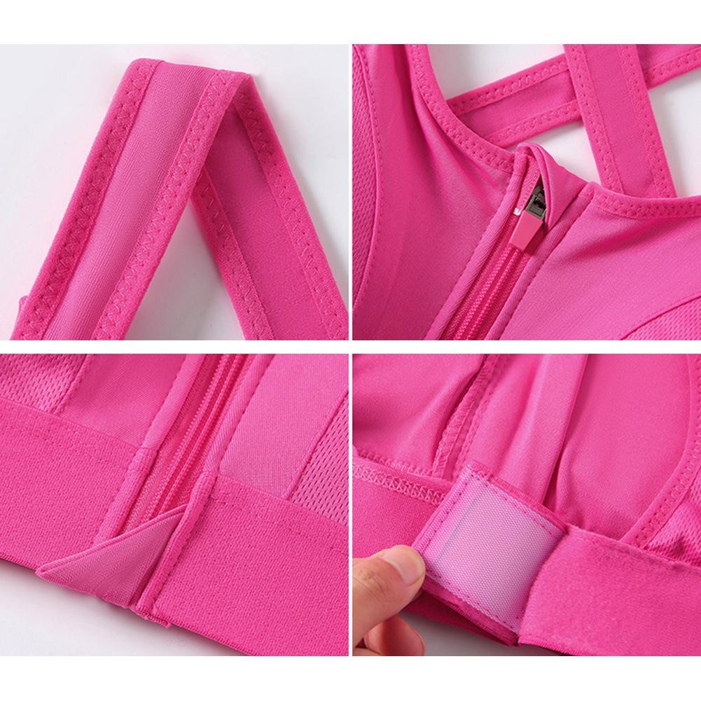 Laid Flat Data Anti-Sweat Vest Casual Training Bra 95% Polyester Fabric - Imagen 32 de 40