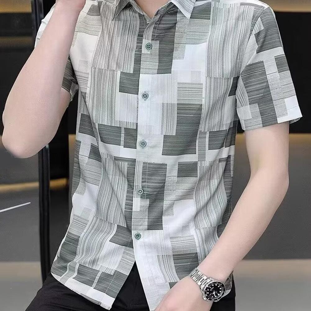 Mens Casual Shirt Active Lifestyle 20% Spandex Material 80% Polyester Fabric - Picture 15 of 40