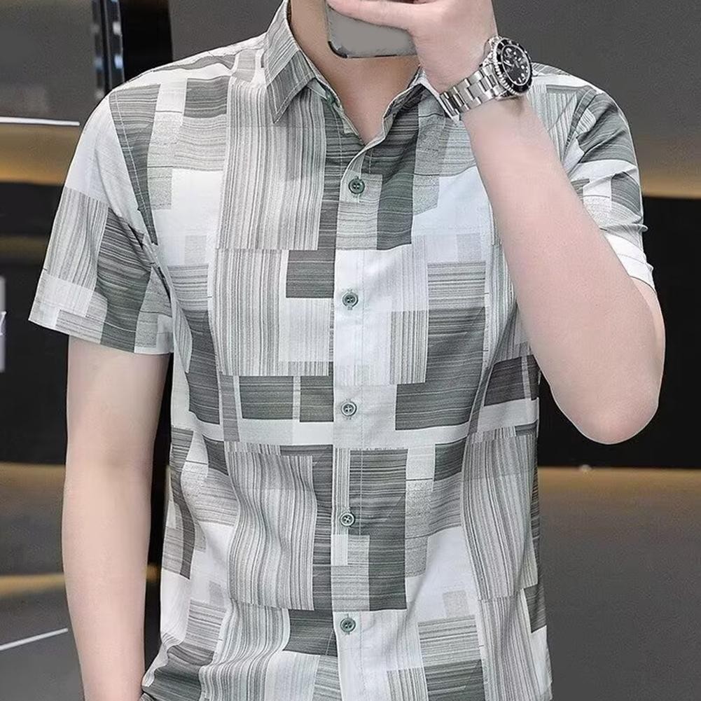 Mens Casual Shirt Active Lifestyle 20% Spandex Material 80% Polyester Fabric - Picture 17 of 40