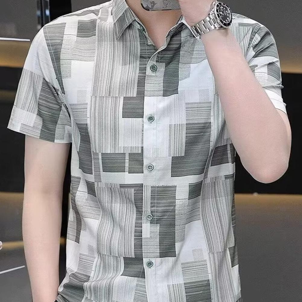 Mens Casual Shirt Active Lifestyle 20% Spandex Material 80% Polyester Fabric - Picture 19 of 40