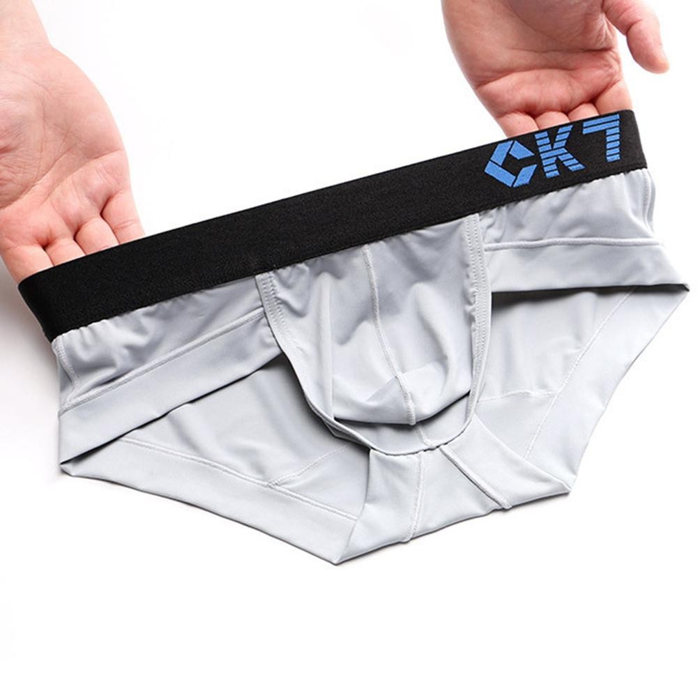 Ropa interior transpirable de seda helada de secado rápido para hombre bolsa calzoncillos para comodidad diaria - Imagen 19 de 22