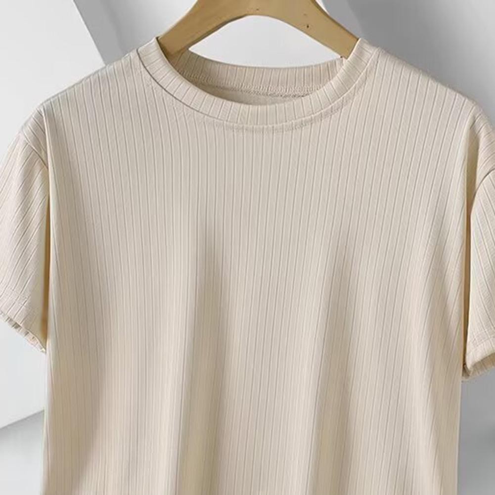 Mens Casual Short Sleeve Activewear T Shirt Solid Color for All Seasons - Picture 23 of 26