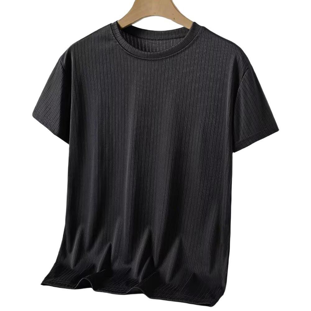 Mens Casual Short Sleeve Activewear T Shirt Solid Color for All Seasons - Picture 13 of 26