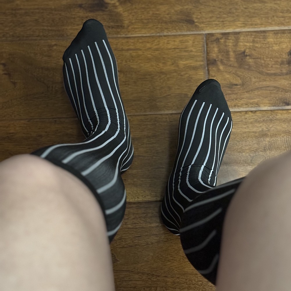Men's Dress Socks with Breathable Design and Striped Pattern for Formal Use - Picture 8 of 14