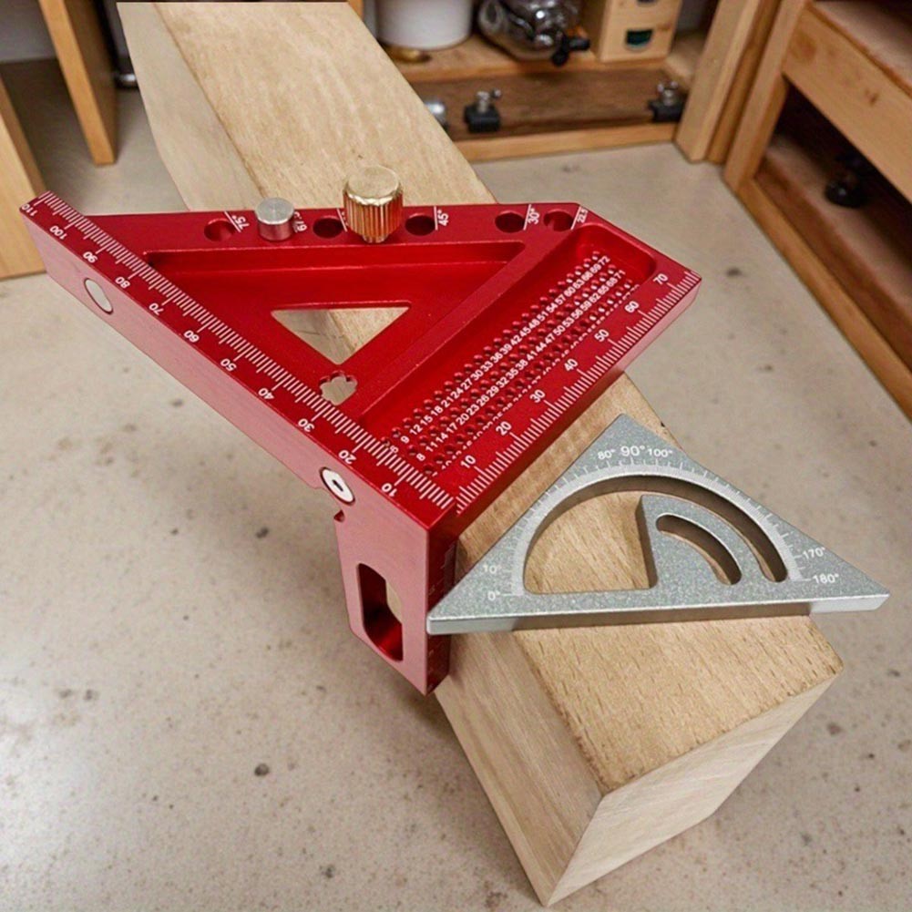 Metal Multi Angle Set Square with Scribing Holes for Accurate Measurements - Picture 17 of 24