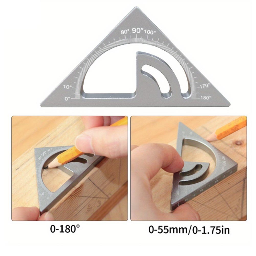 Metal Multi Angle Set Square with Scribing Holes for Accurate Measurements - Picture 21 of 24