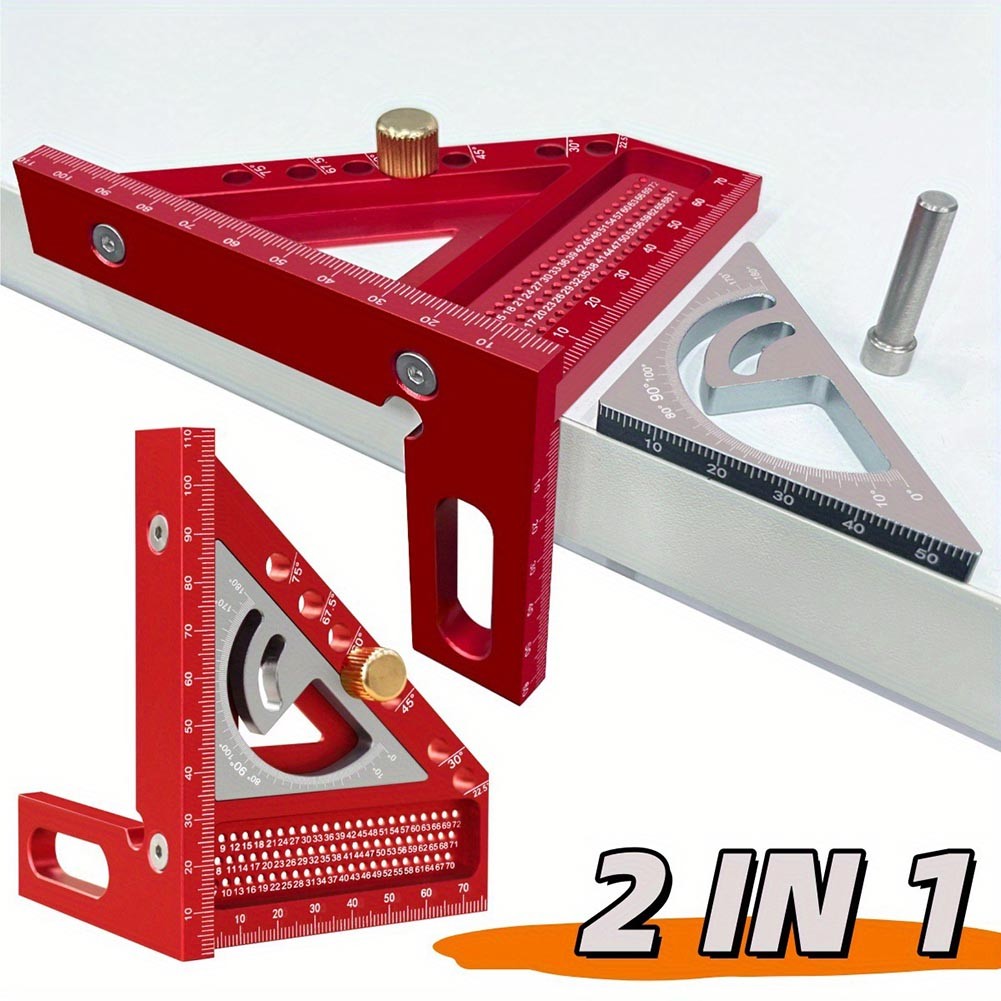 Metal Multi Angle Set Square with Scribing Holes for Accurate Measurements - Picture 14 of 24