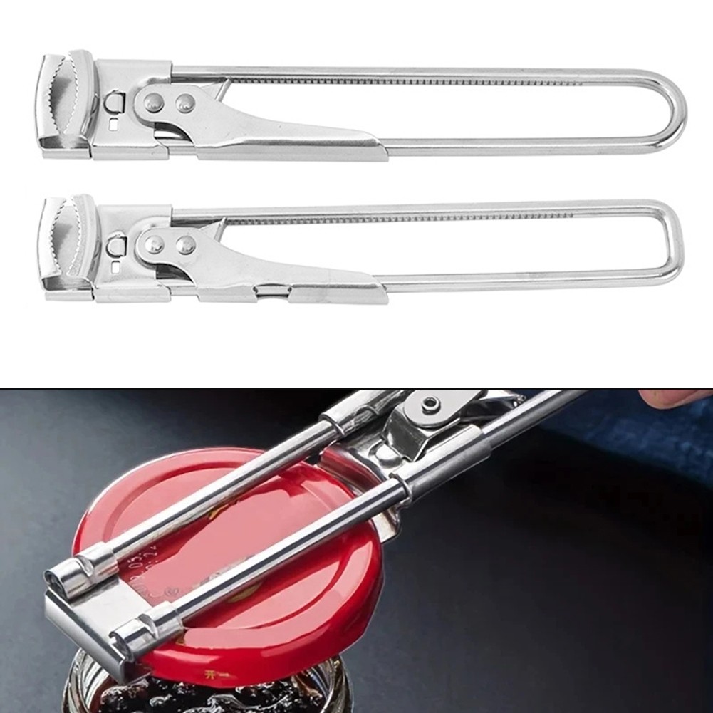 Adjustable Can Opener Easy To Store Rust Resistant For Kitchen Compact Design