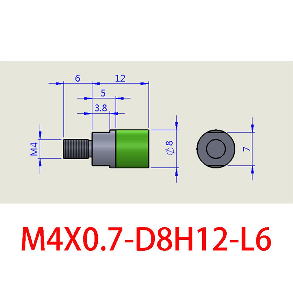 Reliable Stainless Steel Buffer Screw Designed for PU Coated Block Operations