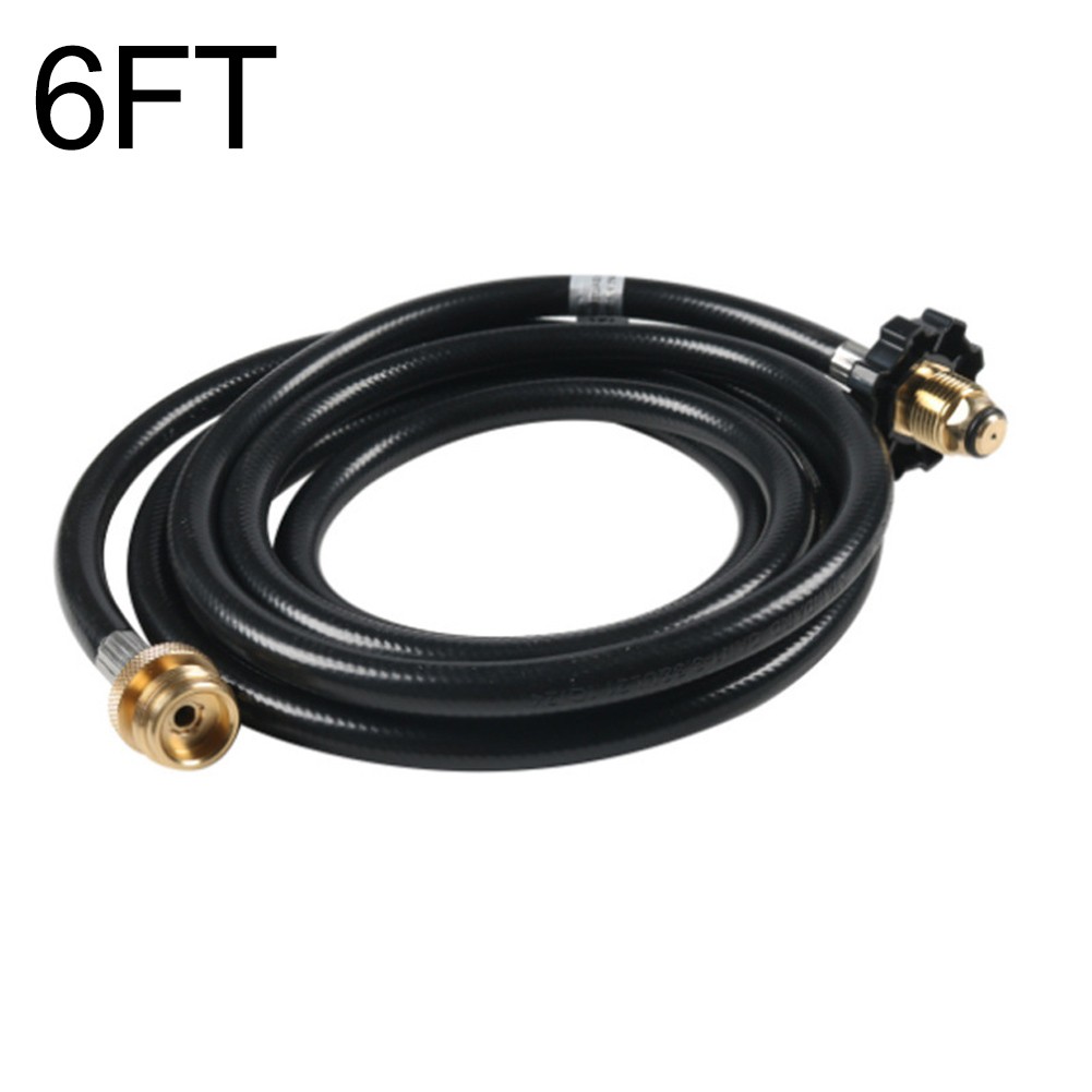 Brass POL Connector Hose 6 Foot or For 10 Foot for Small Gas Cylinders