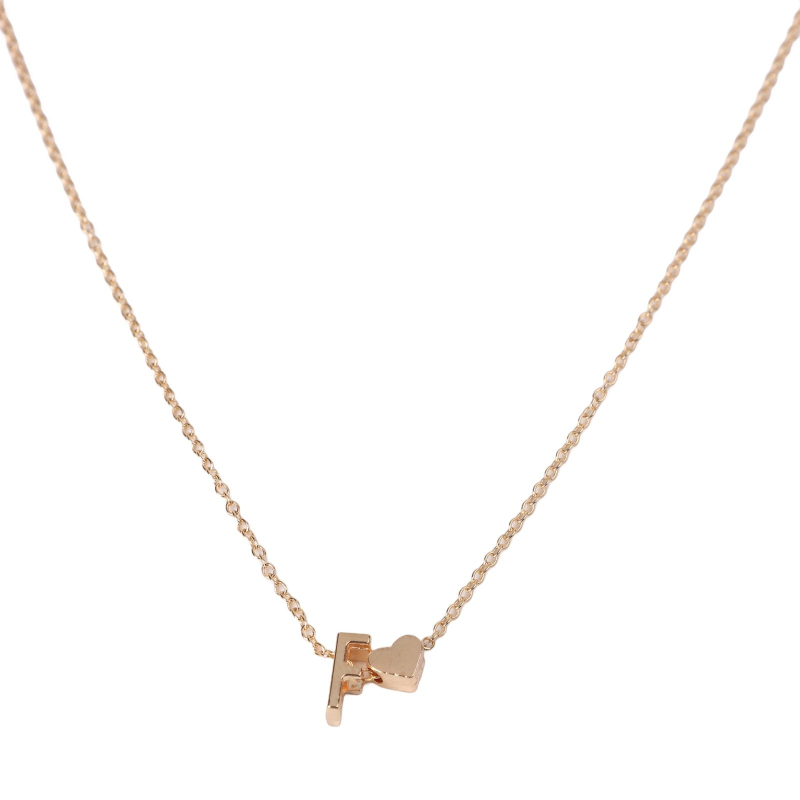 26 Letters in Stainless Steel Necklace Symbolizing Love and Connection - Picture 18 of 38