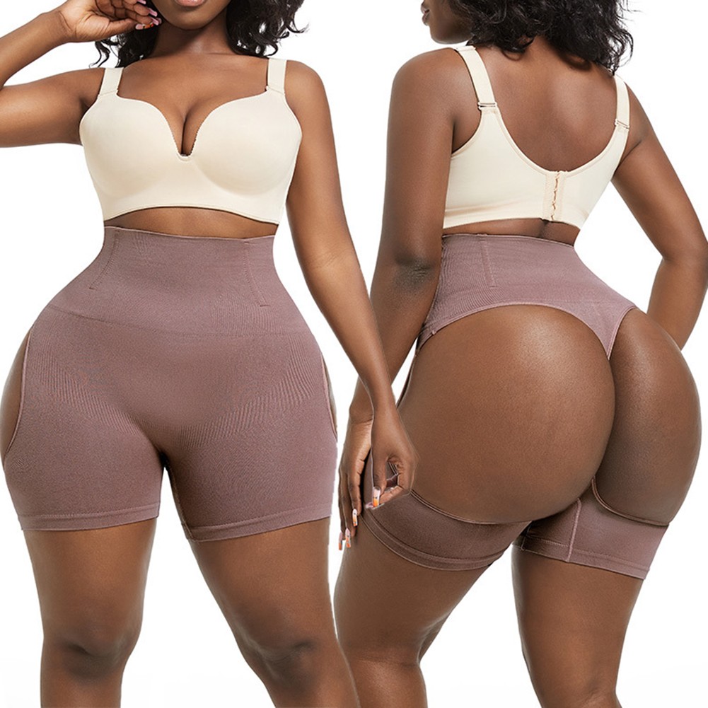 Women's Hip Lifting Briefs in Black with High Waist and Soft Ice Silk Material - Picture 22 of 25