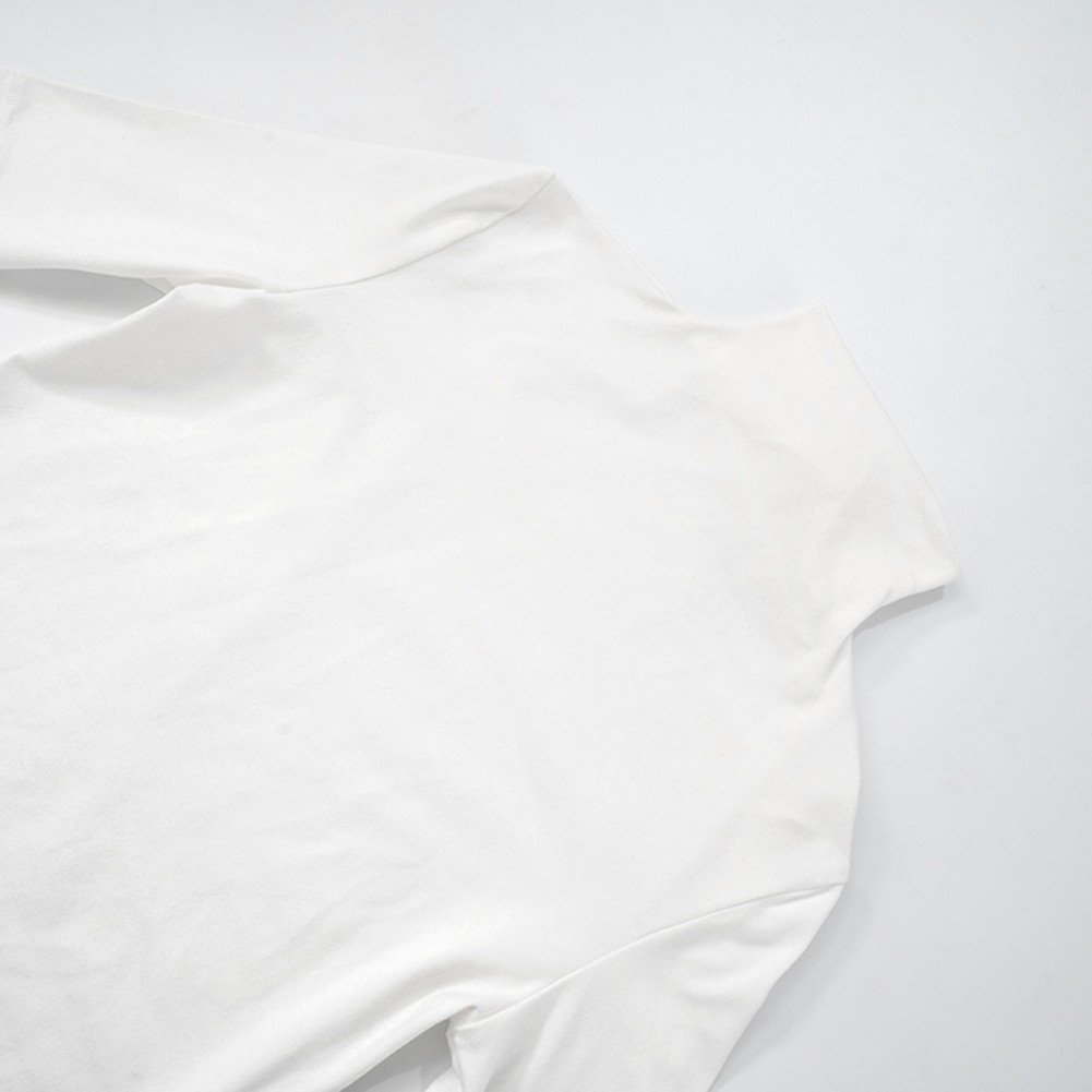 Stylish Women's Tight Fitting T Shirt with Mock Neck for Summer and Casual Days - Picture 34 of 47