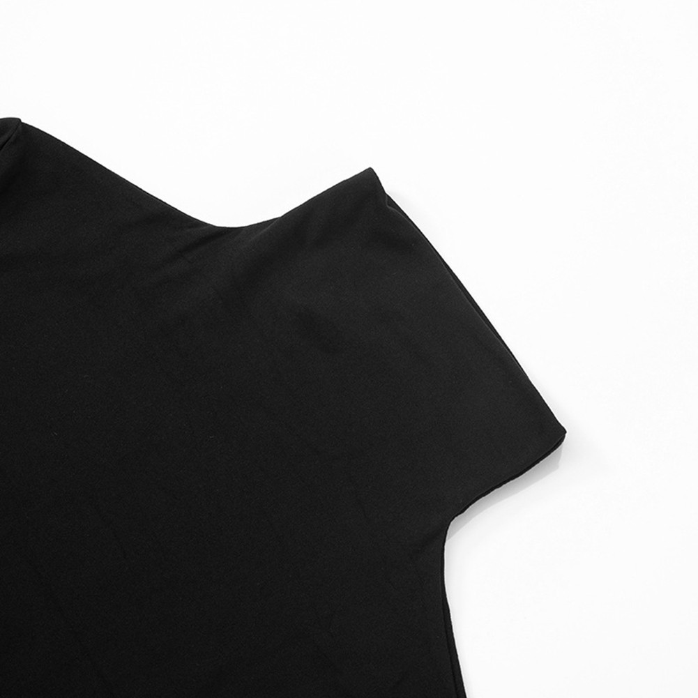 Stylish Women's Tight Fitting T Shirt with Mock Neck for Summer and Casual Days - Picture 45 of 47