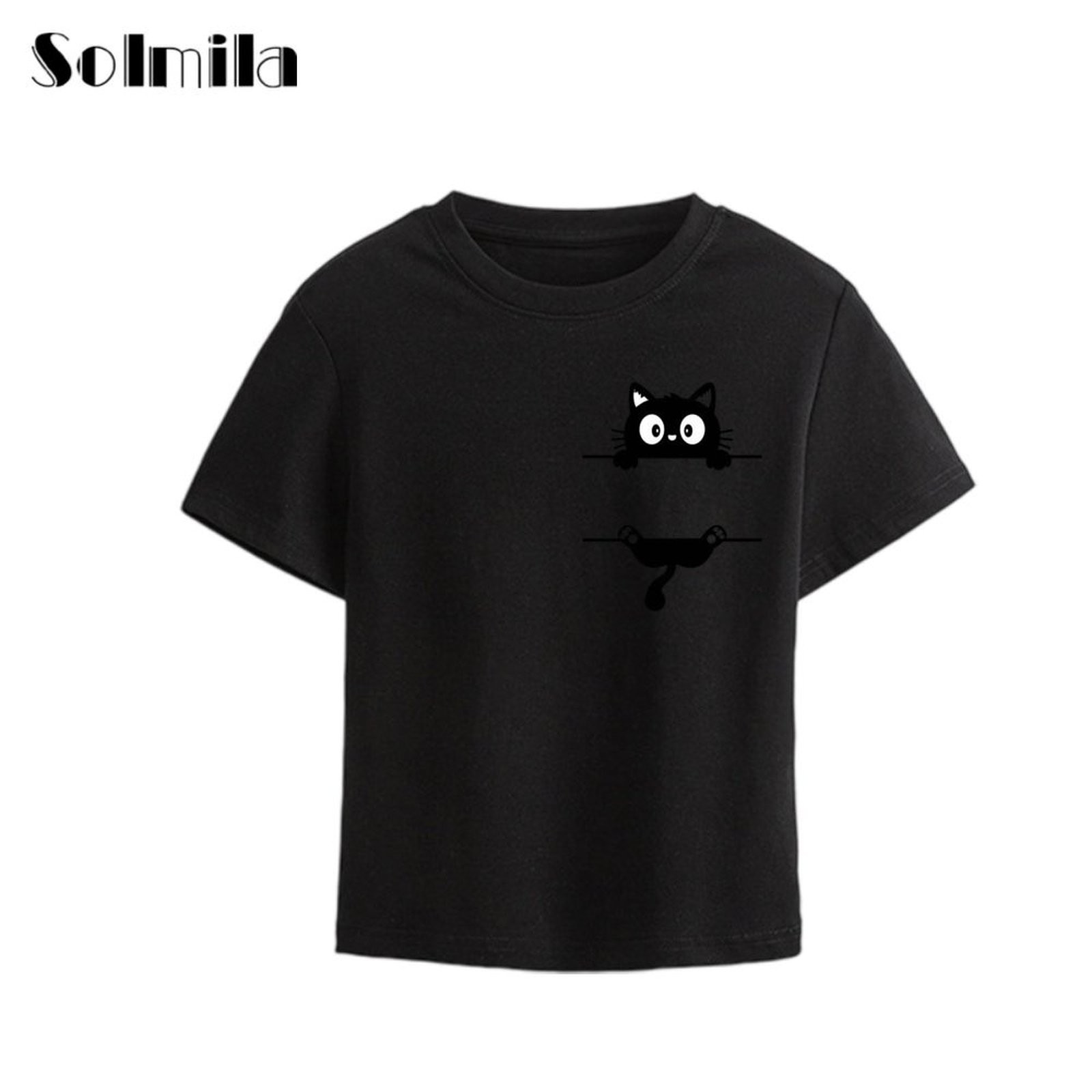 For Vacation Slim Fit Top Basic Rundhals Frühling Outfits Herbstmode - Bild 8 von 14
