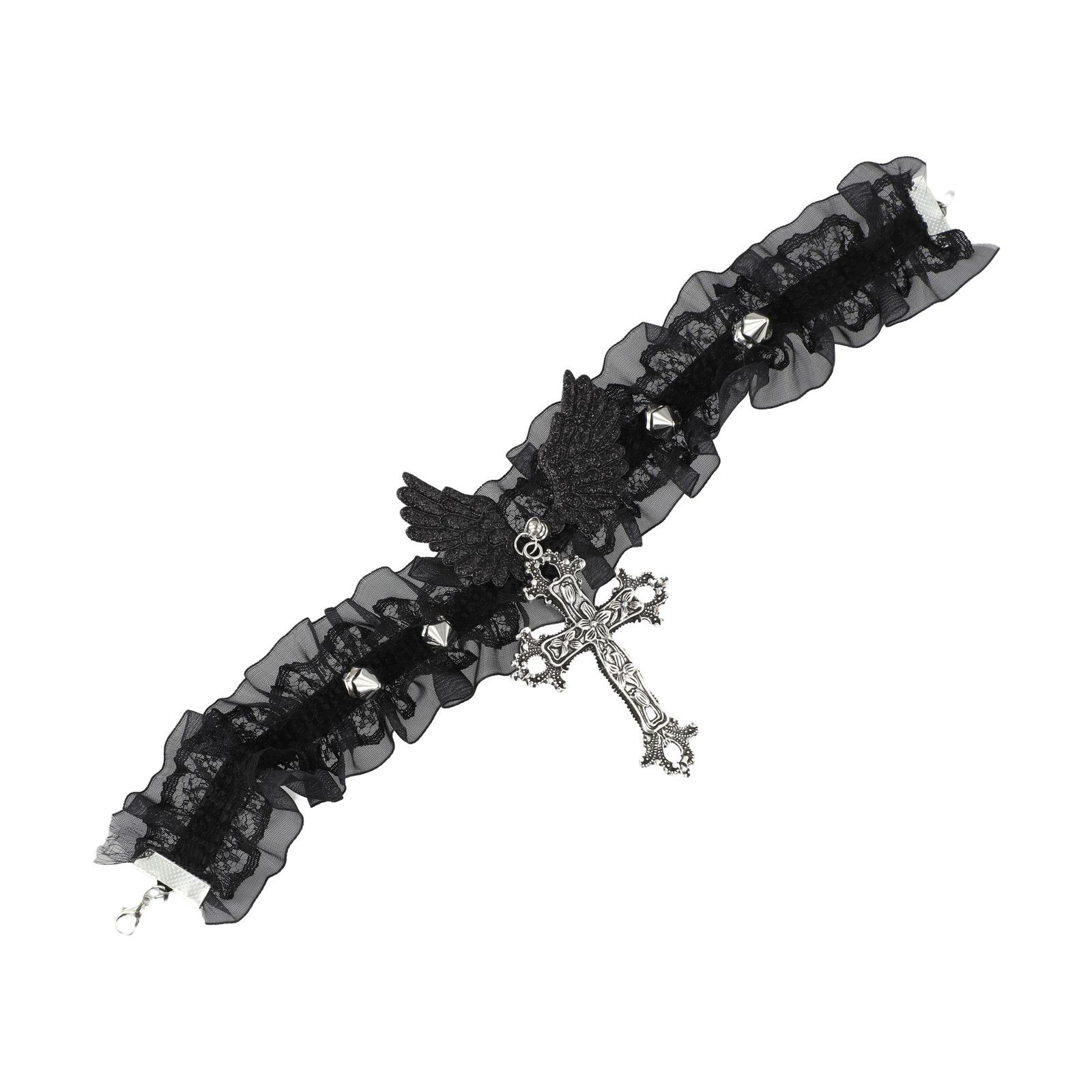 Unique Textured Chain Necklace Featuring Detachable Decorative Elements - Picture 21 of 47