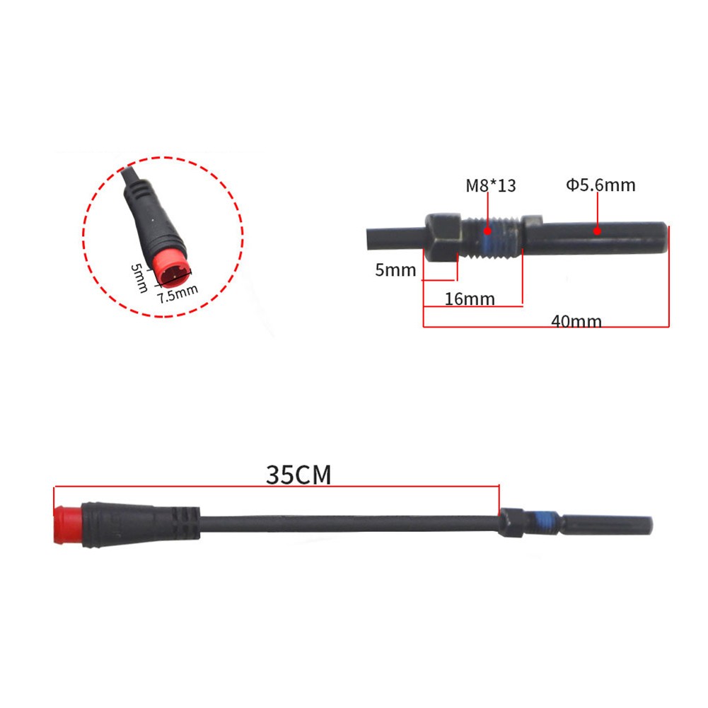 Ebike Brake Sensor 2PIN Brake Sensor Easy To Install Good Riding Experience