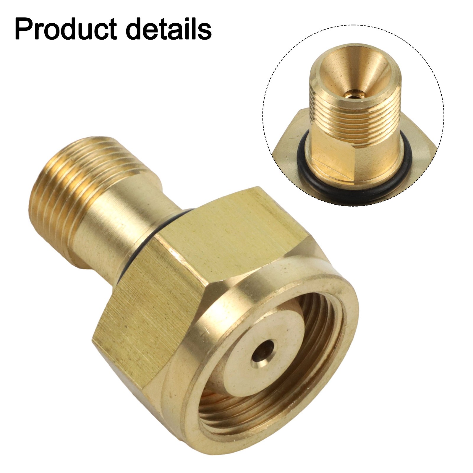Messing Acetylen Adapter für Zylinder passend für CGA200 CGA300 CGA510 CGA520 - Bild 59 von 69