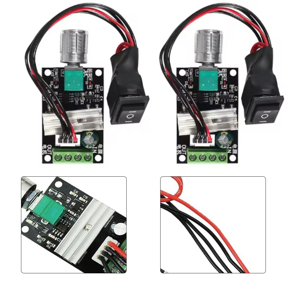 DC Motor Speed Controller 6V 28V 3A Switch for Forward and Reverse Control - Picture 12 of 29