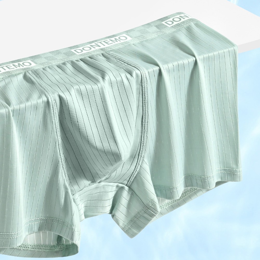 Men's Breathable Ice Silk Mesh Boxer Briefs Trunks Underwear for Comfort - Picture 21 of 32