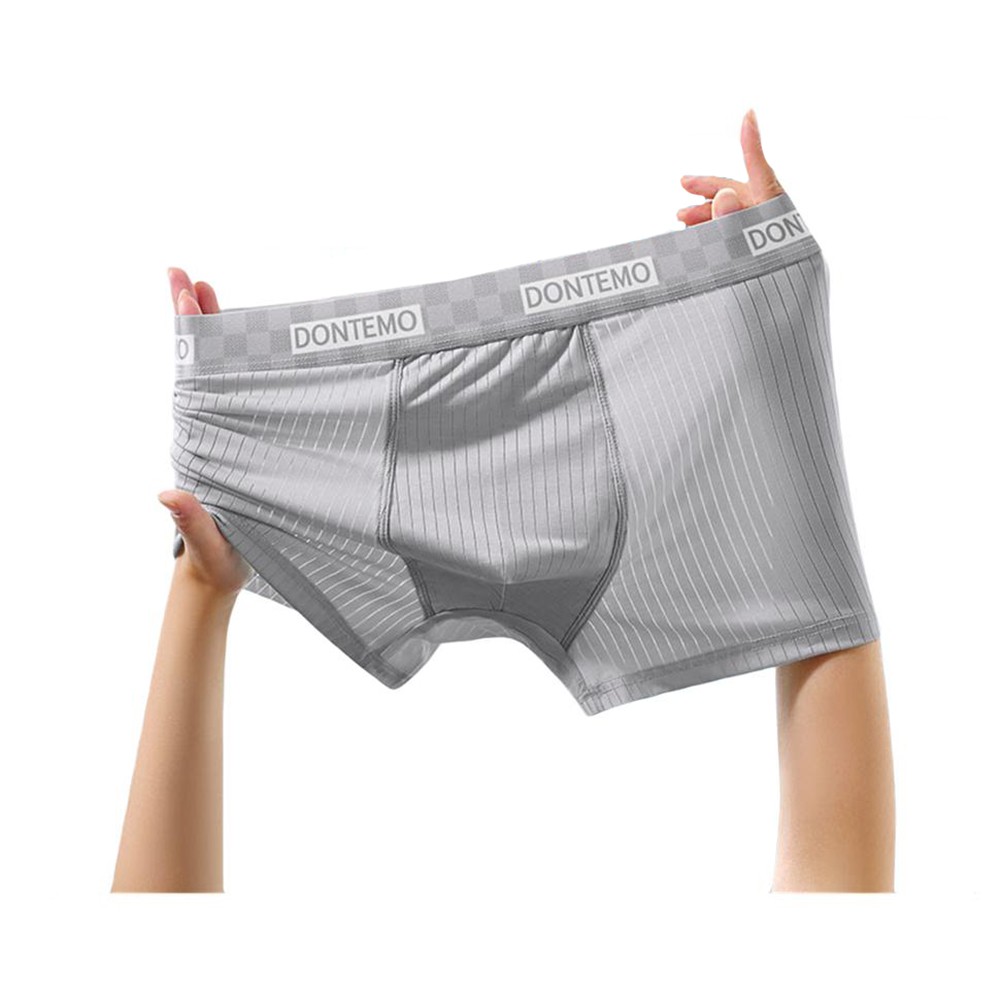 Men's Breathable Ice Silk Mesh Boxer Briefs Trunks Underwear for Comfort - Picture 25 of 32