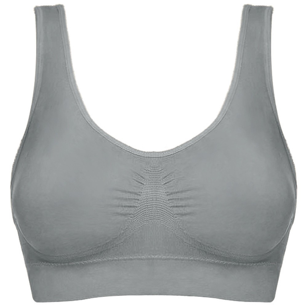 Lightweight Plus Size Sports Bra with Deep V Neck Great for Active Women