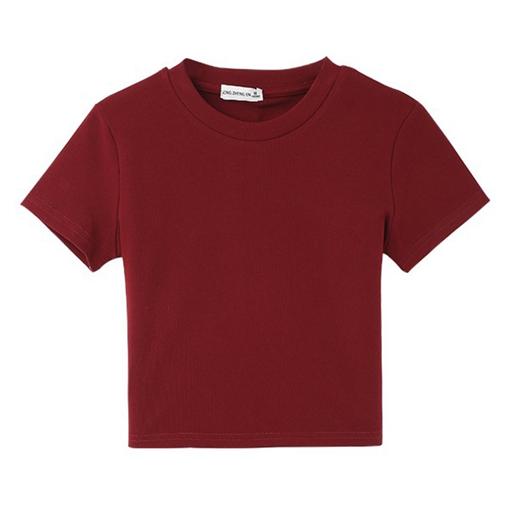 Sommer Freizeit Damen Slim Fit Kurzarm T-Shirt für mühelosen Stil - Bild 47 von 49