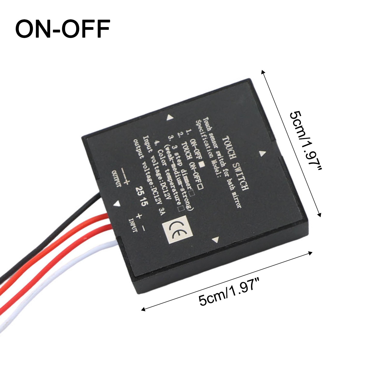 Convenient Touch Sensor Switch for Bathroom Mirror LED Light Easy to Control - Picture 22 of 32