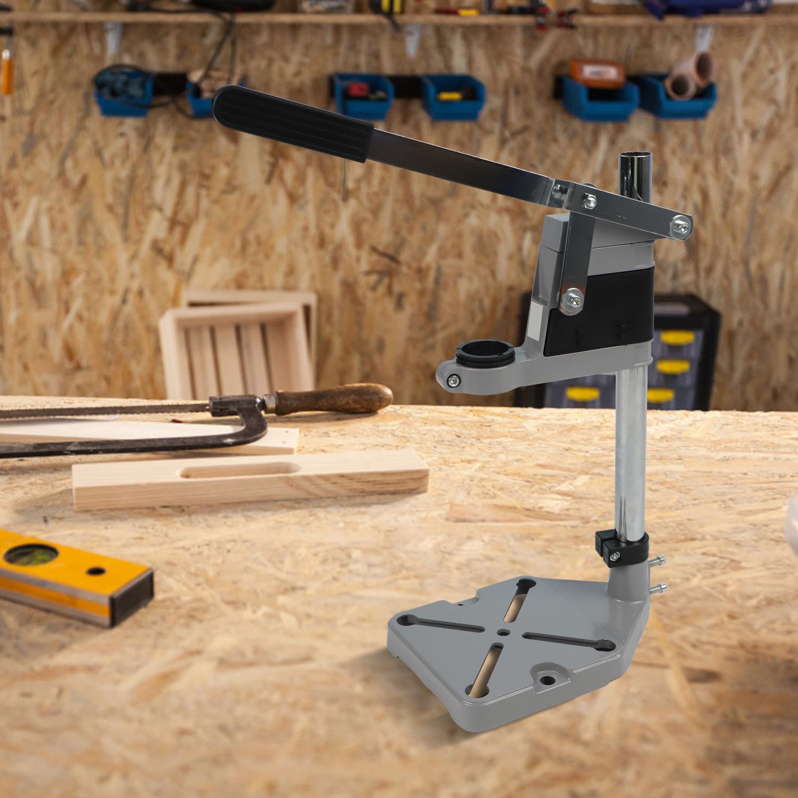 Aluminium Drill Stand for Various Drilling Applications with Stability