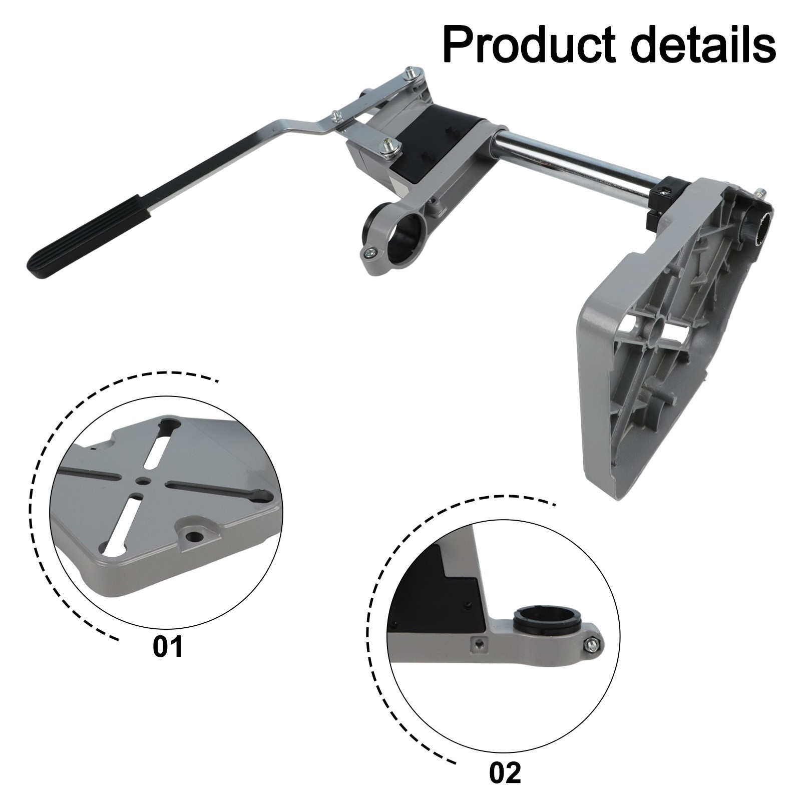 Aluminium Drill Stand for Various Drilling Applications with Stability