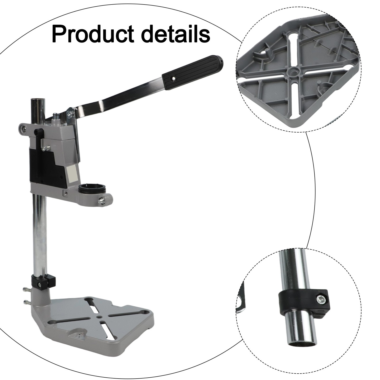 Adjustable Drill Stand for 3842mm Drills with Machine Vice Compatibility