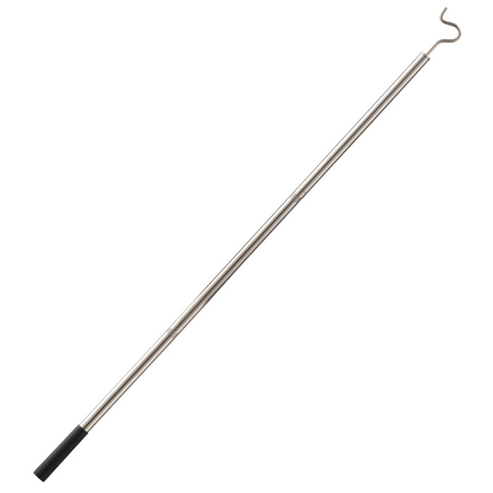 Clothes Rod with Hook for Organized Living Spaces and Easy Accessibility