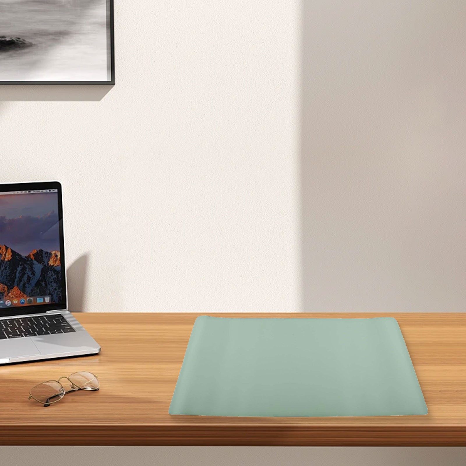 Schlanker und funktionaler Desktop-Schutz mit großer Mousepad-Funktion 80 x 40 - Photo 21/32