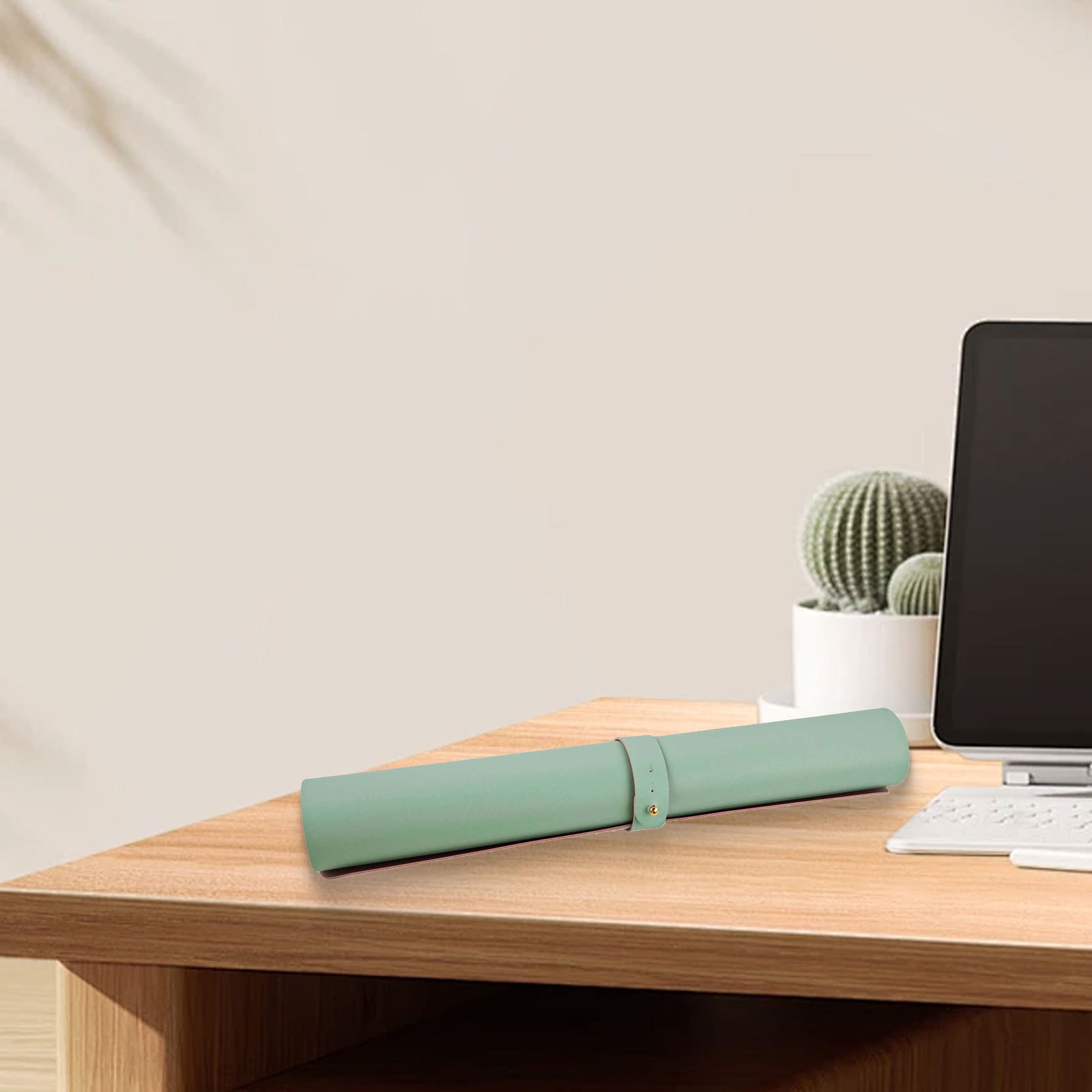 Schlanker und funktionaler Desktop-Schutz mit großer Mousepad-Funktion 80 x 40 - Photo 19/32