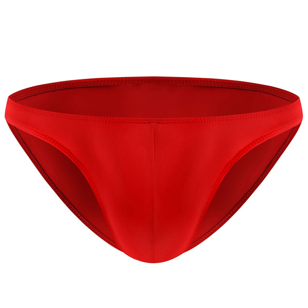 Men's Soft Fabric Low Waist Briefs Solid Underwear With Breathable Pouch - Picture 28 of 44