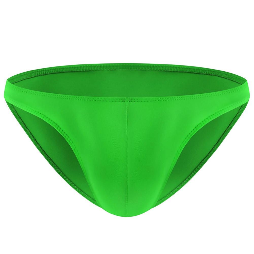 Men's Soft Fabric Low Waist Briefs Solid Underwear With Breathable Pouch - Picture 32 of 44