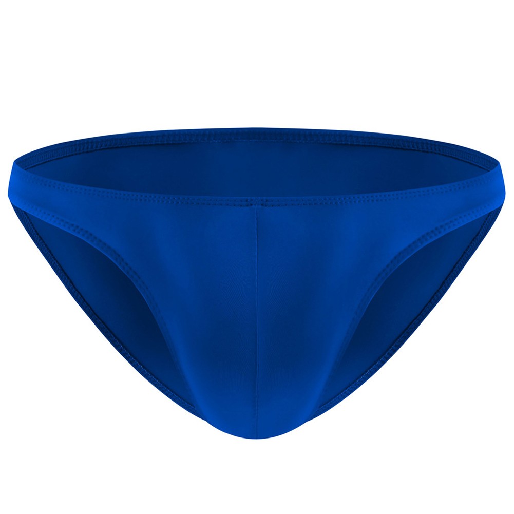 Men's Soft Fabric Low Waist Briefs Solid Underwear With Breathable Pouch - Picture 38 of 44
