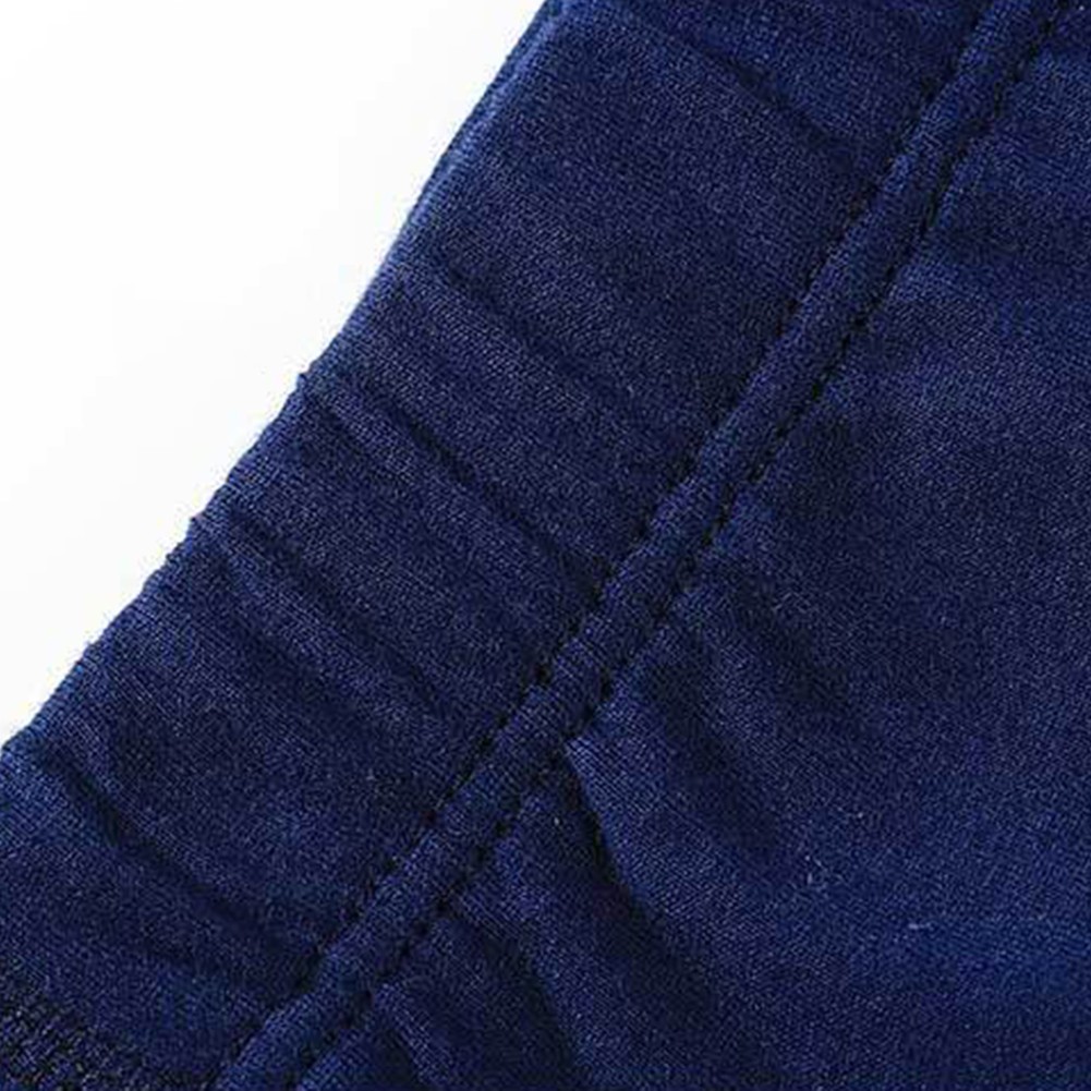 Men's High Waist Cotton Briefs in Sporty Solid Color Breathable Design - Picture 23 of 26