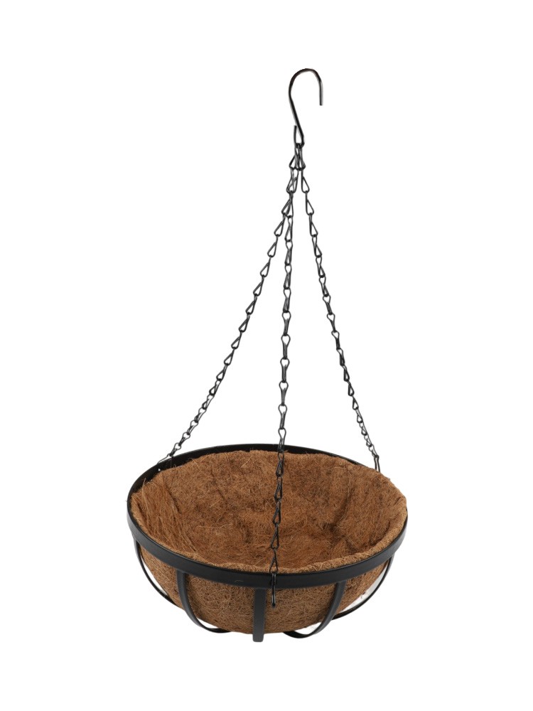 Functional Hanging Basket with Coconut Liner for Practical Home Storage