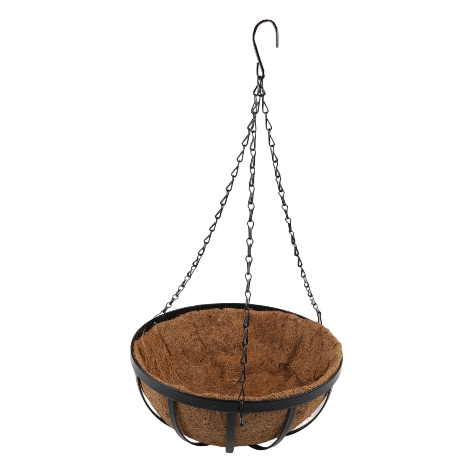 Functional Hanging Basket with Coconut Liner for Practical Home Storage