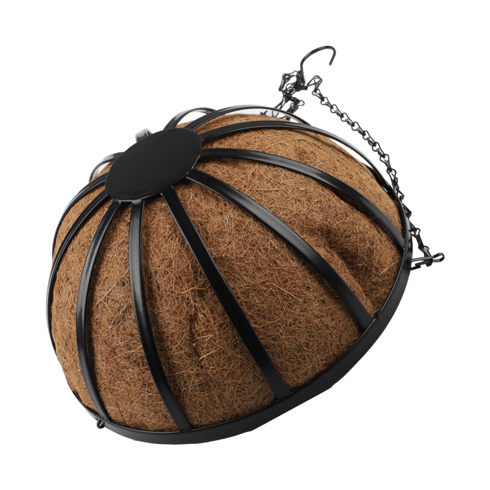 Functional Hanging Basket with Coconut Liner for Practical Home Storage