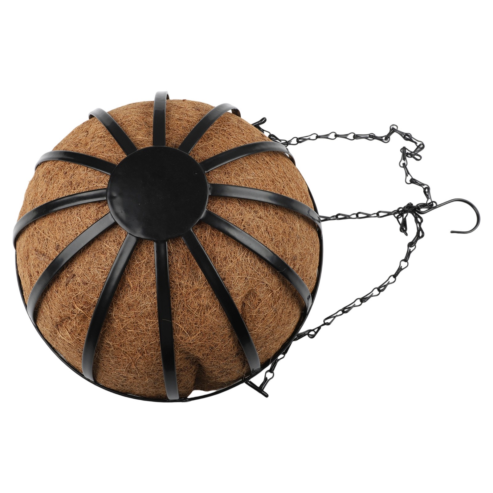 Functional Hanging Basket with Coconut Liner for Practical Home Storage