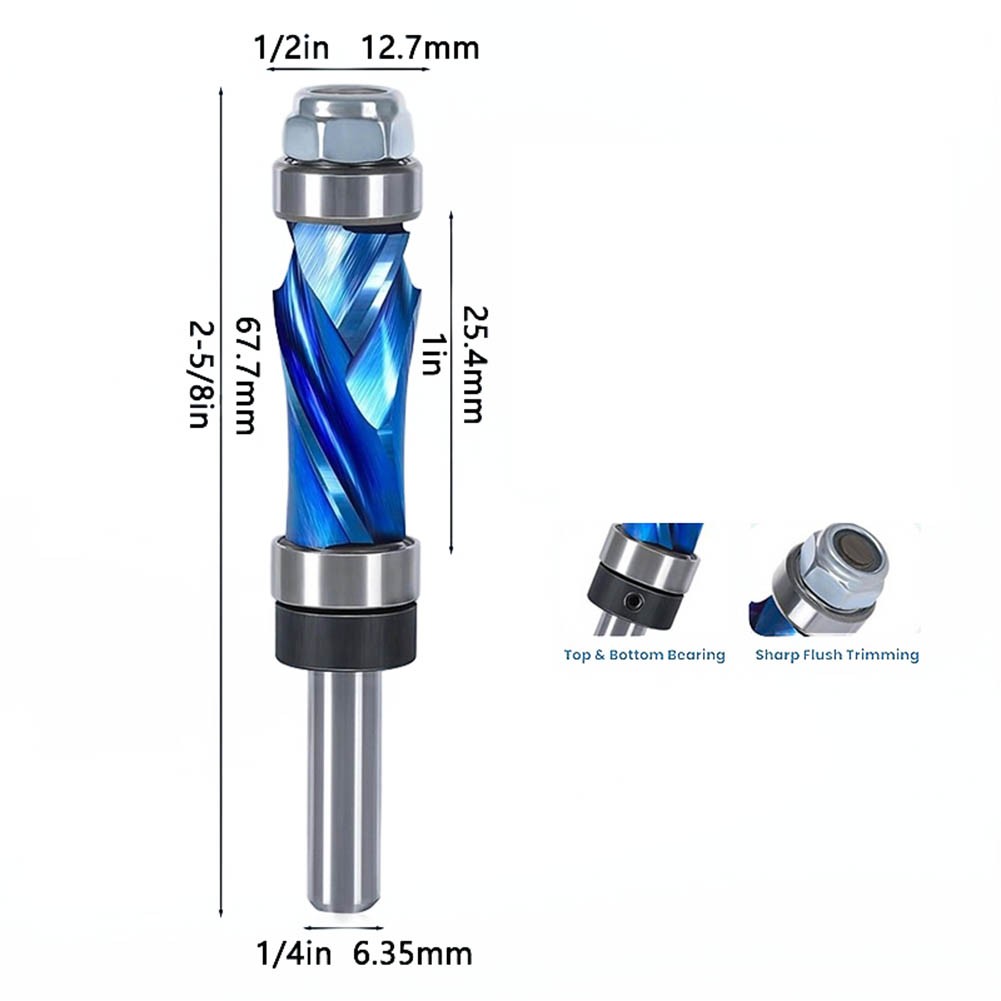 High Performance Compression Router Bit for Trimming Particle Board and MDF - Picture 9 of 11