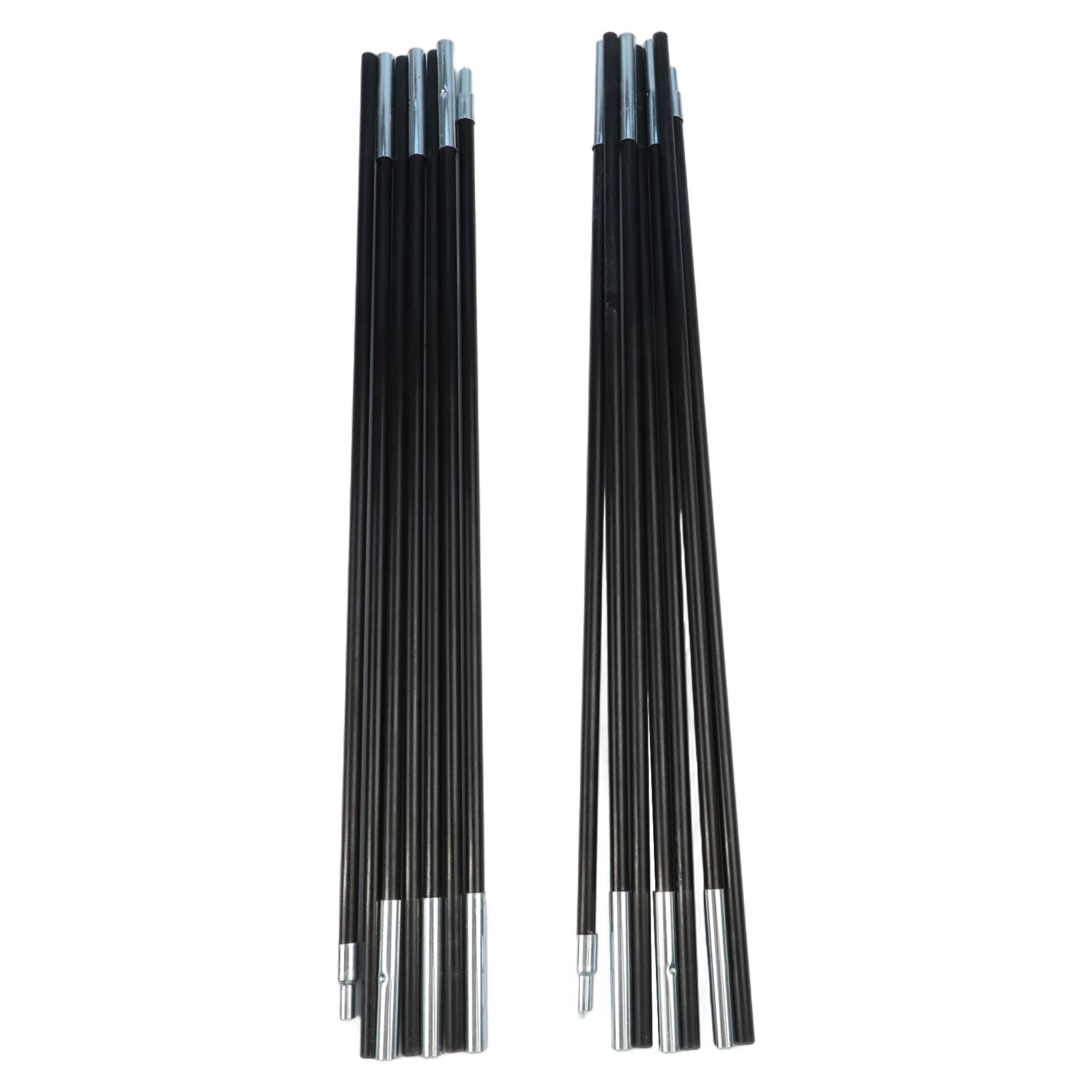 High Toughness Fiberglass Tent Pole Replacement 11 8ft Long Service Life