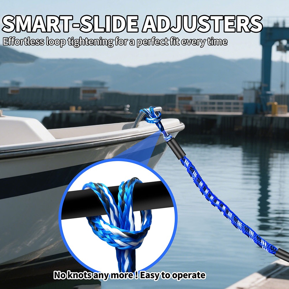 High Strength Bungee Dock Line for Safe Mooring of Boats up to 3500lbs - Picture 36 of 39